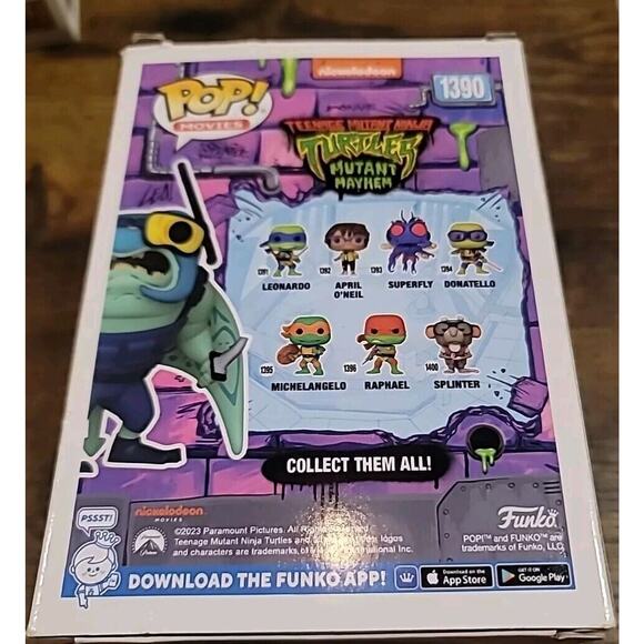 Funko Pop! TMNT- Ray Fillet #1390 Vinyl Figure 2023 LIMITED edition NEW - Picture 3 of 4